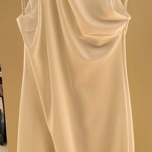Rachel Roy Halter Sheath Dress Eggshell Size XL